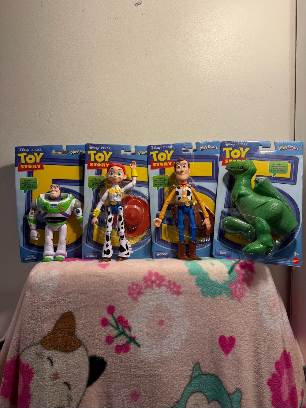 Toy Story 5 PlayScale Figures Woody Buzz Jessie Rex